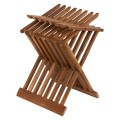 SIDE TABLE FK7896 FOLDABLE MADE OF TEAK WOOD IN NATURAL COLOR 40x33x45Hcm.
