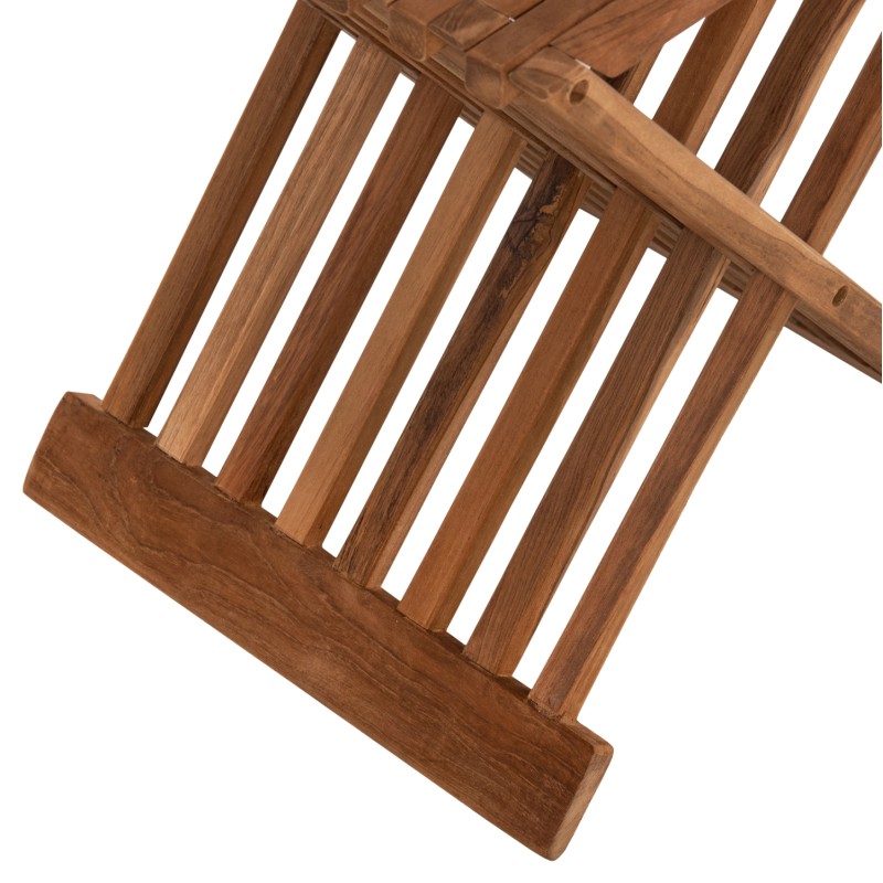 SIDE TABLE FK7896 FOLDABLE MADE OF TEAK WOOD IN NATURAL COLOR 40x33x45Hcm.