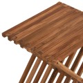 SIDE TABLE FK7896 FOLDABLE MADE OF TEAK WOOD IN NATURAL COLOR 40x33x45Hcm.