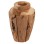 DECORATIVE VASE FK7917 RECYCLED PIECES OF TEAK WOOD IN NATURAL COLOR Φ15x30Hcm.