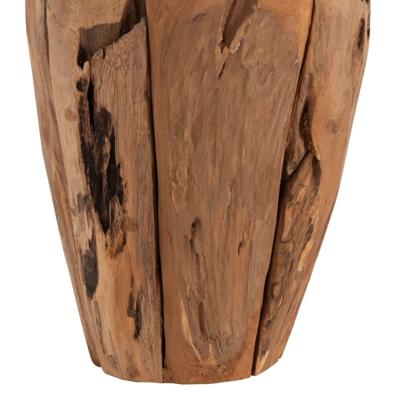 DECORATIVE VASE FK7917 RECYCLED PIECES OF TEAK WOOD IN NATURAL COLOR Φ15x30Hcm. DECORATIVE VASE FK7917 RECYCLED PIECES OF TEAK WOOD IN NATURAL COLOR Φ15x30Hcm.