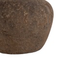 DECORATIVE VASE ZATI FK7931 TERRACOTTA IN GREY COLORING Φ34x26Hcm. DECORATIVE VASE ZATI FK7931 TERRACOTTA IN GREY COLORING Φ34x26Hcm.