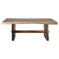 DINING TABLE ULYSES FK9757 SOLID SUAR WOOD IN NATURAL COLORING 200X90X77Hcm.