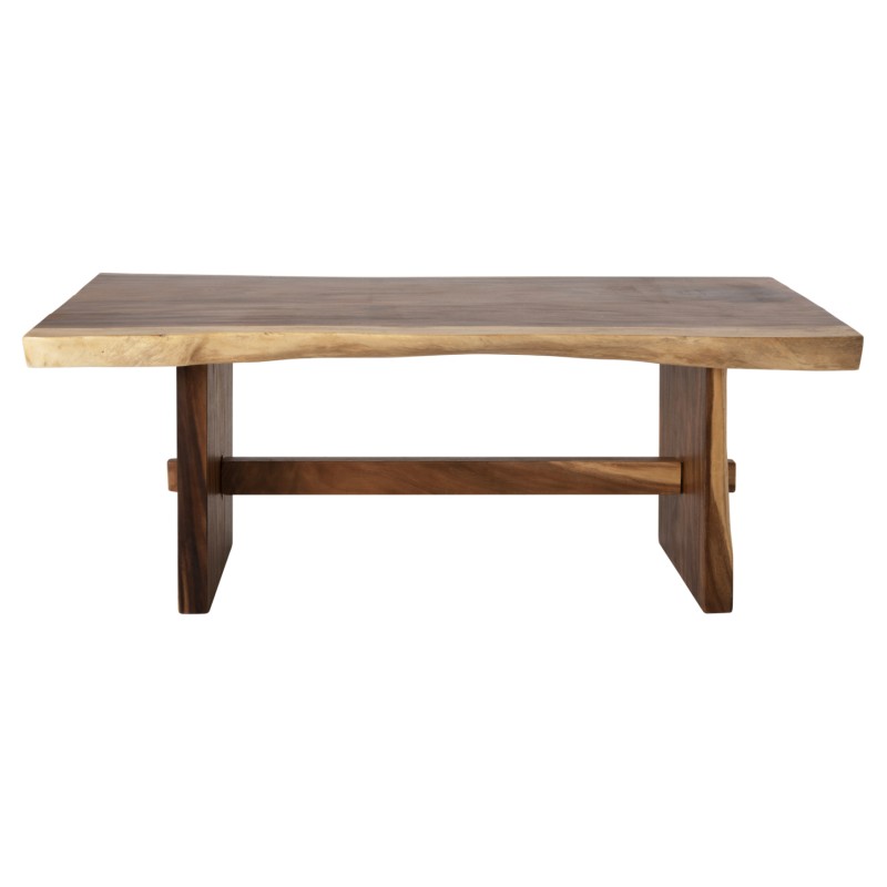 DINING TABLE ULYSES FK9757 SOLID SUAR WOOD IN NATURAL COLORING 200X90X77Hcm.