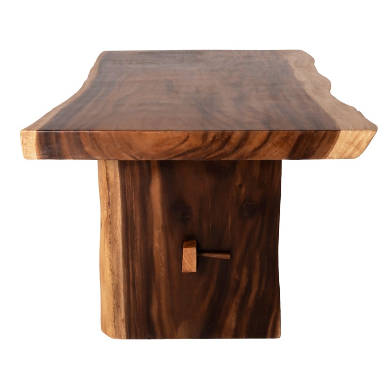 DINING TABLE ULYSES FK9757 SOLID SUAR WOOD IN NATURAL COLORING 200X90X77Hcm.
