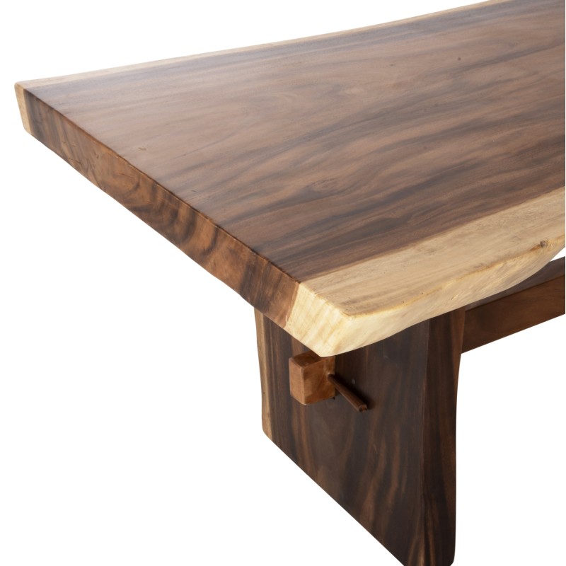 DINING TABLE ULYSES FK9757 SOLID SUAR WOOD IN NATURAL COLORING 200X90X77Hcm.