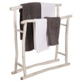 HANGER FOR TOWELS OREG FK7908 TEAK BRANCHES IN WHITE PATINA COLORING 90x28x77-91Hcm. HANGER FOR TOWELS OREG FK7908 TEAK BRANCHES IN WHITE PATINA COLORING 90x28x77-91Hcm.