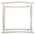 HANGER FOR TOWELS OREG FK7908 TEAK BRANCHES IN WHITE PATINA COLORING 90x28x77-91Hcm. HANGER FOR TOWELS OREG FK7908 TEAK BRANCHES IN WHITE PATINA COLORING 90x28x77-91Hcm.