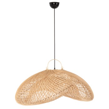 CEILING PENDANT LAMP PERK FK7861 RATTAN IN NATURAL COLOR 100x80x142Hcm.