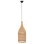 CEILING PENDANT LAMP FK7885 RATTAN IN NATURAL COLOR Φ23x148Hcm.