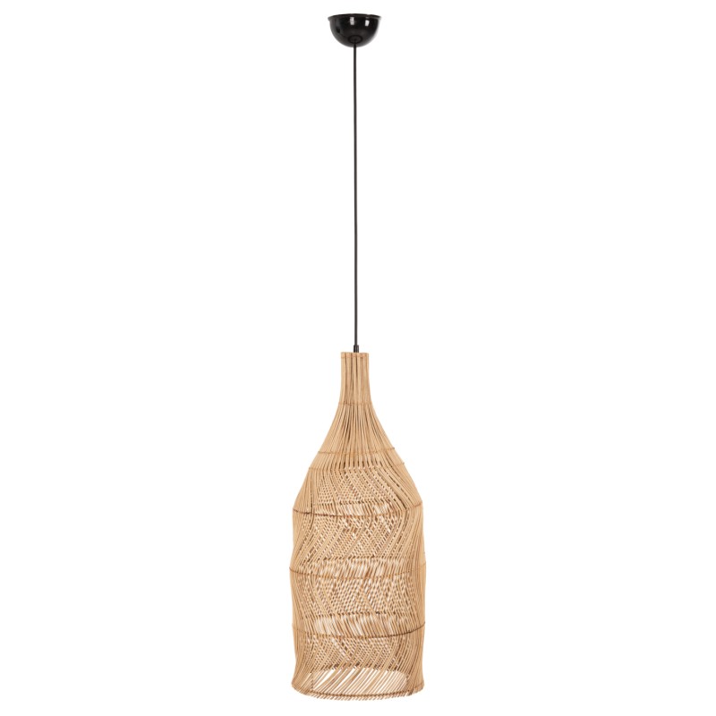 CEILING PENDANT LAMP THEON ΗΜ7888 NATURAL RATTAN IN NATURAL COLOR Φ22x148Hcm. CEILING PENDANT LAMP THEON ΗΜ7888 NATURAL RATTAN IN NATURAL COLOR Φ22x148Hcm.