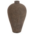 DECORATIVE FLOOR VASE FK7912 TERRACOTTA IN GREY COLORING Φ73x130Hcm. DECORATIVE FLOOR VASE FK7912 TERRACOTTA IN GREY COLORING Φ73x130Hcm.