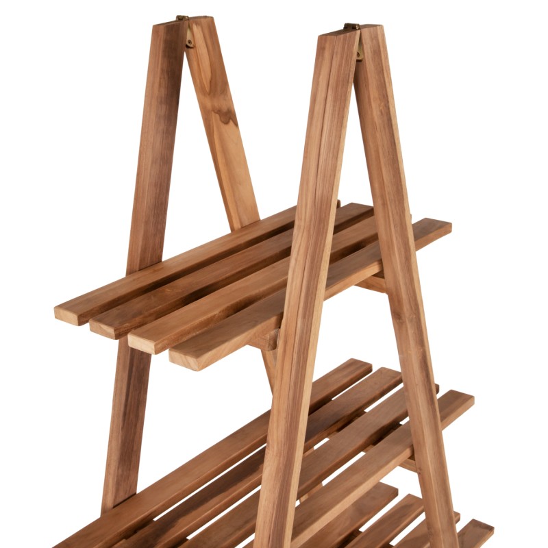 BOOKCASE STAM FK7895 TEAK WOOD IN NATURAL COLOR 120x33x180Hcm BOOKCASE STAM FK7895 TEAK WOOD IN NATURAL COLOR 120x33x180Hcm