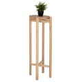 FLOWER PEDESTAL HOVER FK7936 TEAK WOOD IN NATURAL COLOR Φ30x100Hcm.