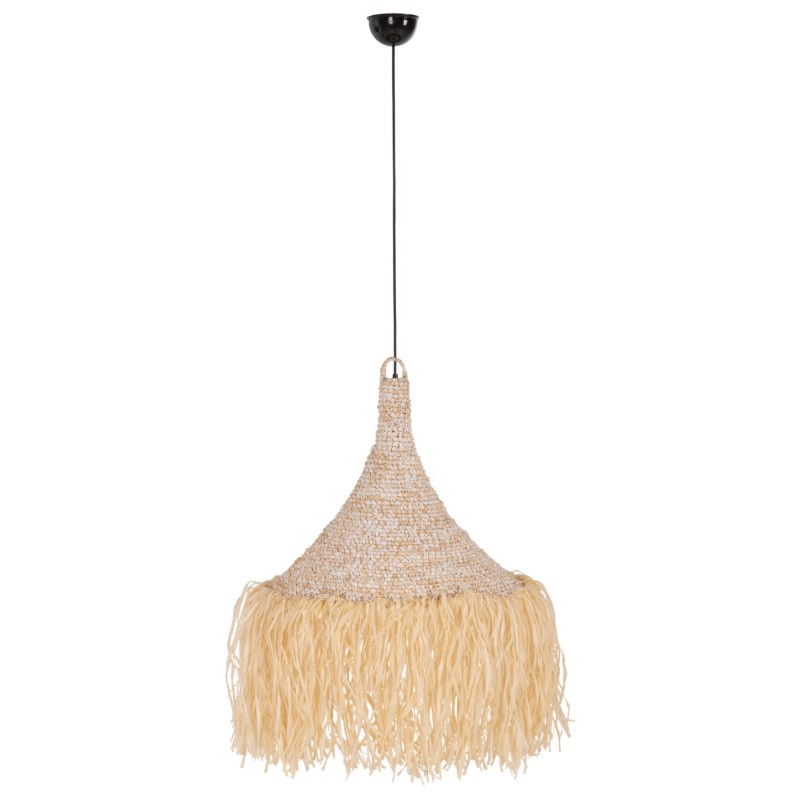 CEILING PENDANT LAMP FK7816 PALM LEAF FIBER FRINGES IN NATURAL COLOR Φ53x45Hcm CEILING PENDANT LAMP FK7816 PALM LEAF FIBER FRINGES IN NATURAL COLOR Φ53x45Hcm