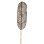 DECORATIVE LEAF FK7823.02 MADE OF BAMBOO AND SEAGRASS BLACK NATURAL 30x200x3Hcm.