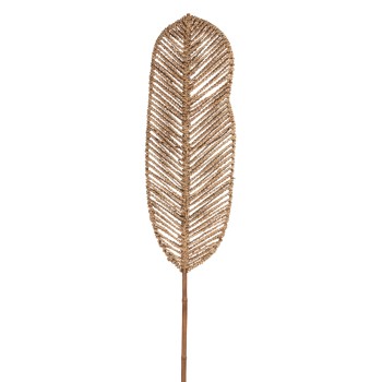 DECORATIVE LEAF FK7823.01 MADE OF BAMBOO AND SEAGRASS NATURAL  78Χ30x200Hcm.