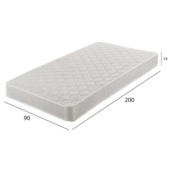 MATTRESS WITH CONTINUOUS SPRING FK669.07 DOUBLE-SIDED 90x200cm. MATTRESS WITH CONTINUOUS SPRING FK669.07 DOUBLE-SIDED 90x200cm.