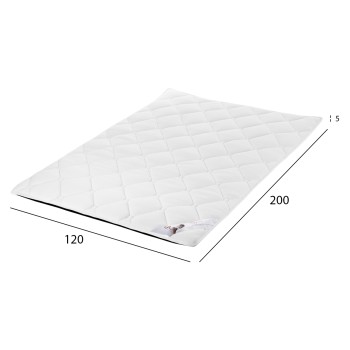 TOPPER FK670.08 WITH FOAM 120x200x5Hcm. TOPPER FK670.08 WITH FOAM 120x200x5Hcm.