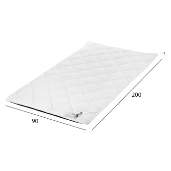 TOPPER FK670.07 WITH FOAM 90x200x5Hcm. TOPPER FK670.07 WITH FOAM 90x200x5Hcm.