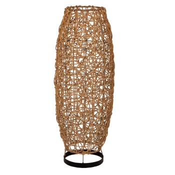 FLOOR STANDING LAMP FK7877 RATTAN IN NATURAL COLOR Φ24x62Hcm.