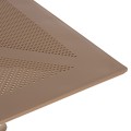 OUTDOOR POLYPROPYLENE SQUARE TABLE LUNAR FK5930.14 CAPPUCCINO 80x80x75Hcm.
