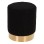 STOOL LEVY FK8408.24 BOUCLE FABRIC BLACK-GOLD BASE Φ35x42Hcm.