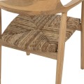 ARMCHAIR KINGSLEY FK9634.01 TEAK WOOD & STRAW MATT IN NATURAL COLOR 57,5x54x80Hcm. ARMCHAIR KINGSLEY FK9634.01 TEAK WOOD & STRAW MATT IN NATURAL COLOR 57,5x54x80Hcm.