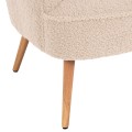 ARMCHAIR MYLIE FK8394.23 WHITE BOUCLE FABRIC 66x76x90Hcm. ARMCHAIR MYLIE FK8394.23 WHITE BOUCLE FABRIC 66x76x90Hcm.