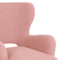ARMCHAIR MYLIE FK8394.22 DUSTY PINK BOUCLE FABRIC 66X75X93Hcm.