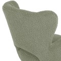 ARMCHAIR MYLIE FK8394.27 PISTACHIO GREEN BOUCLE FABRIC 66X75X93Hcm.