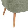 ARMCHAIR MYLIE FK8394.27 PISTACHIO GREEN BOUCLE FABRIC 66X75X93Hcm.