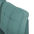 SOFABED RIGHT CORNER JADE FK3144.04R SEAFOAM GREEN VELVET 250x80-180x73-88Hcm. SOFABED RIGHT CORNER JADE FK3144.04R SEAFOAM GREEN VELVET 250x80-180x73-88Hcm.