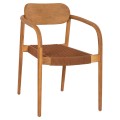 ARMCHAIR OSLO FK9636.01 TEAK WOOD IN NATURAL & ROPE--B'RATED 55x54x80Hcm. ARMCHAIR OSLO FK9636.01 TEAK WOOD IN NATURAL & ROPE--B'RATED 55x54x80Hcm.