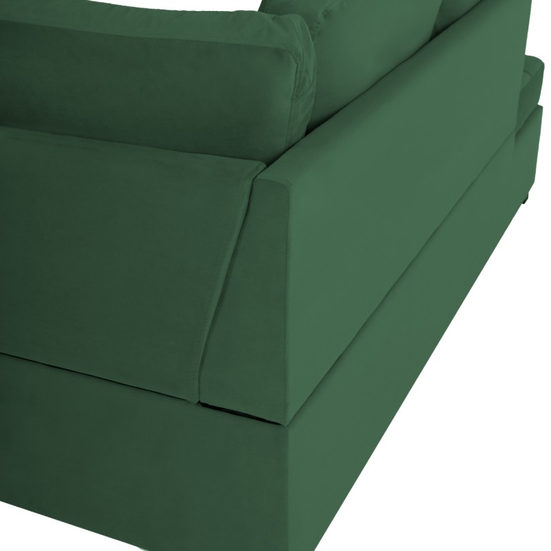 SOFABED LEFT CORNER JADE FK3144.05L CYPRESS GREEN VELVET 250x80-180x73-88Hcm. SOFABED LEFT CORNER JADE FK3144.05L CYPRESS GREEN VELVET 250x80-180x73-88Hcm.