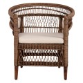 ARMCHAIR MALAWI FK9635.01 MAHOGANY WOOD WITH RATTAN IN BROWN--B'RATED 80x70x86Hcm. ARMCHAIR MALAWI FK9635.01 MAHOGANY WOOD WITH RATTAN IN BROWN--B'RATED 80x70x86Hcm.