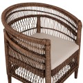 ARMCHAIR MALAWI FK9635.01 MAHOGANY WOOD WITH RATTAN IN BROWN--B'RATED 80x70x86Hcm. ARMCHAIR MALAWI FK9635.01 MAHOGANY WOOD WITH RATTAN IN BROWN--B'RATED 80x70x86Hcm.