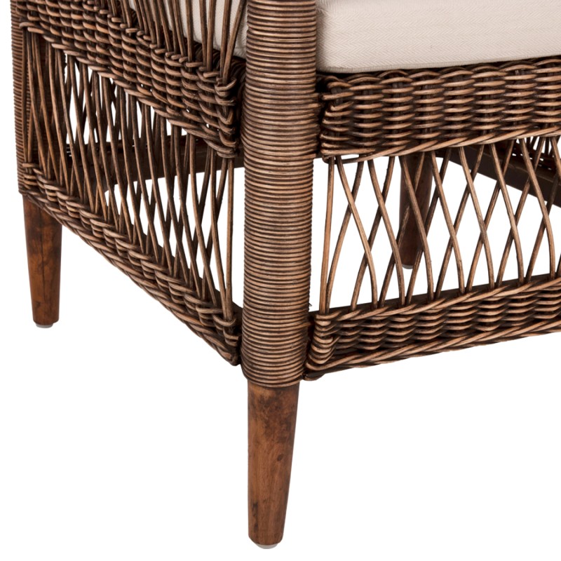 ARMCHAIR MALAWI FK9635.01 MAHOGANY WOOD WITH RATTAN IN BROWN--B'RATED 80x70x86Hcm. ARMCHAIR MALAWI FK9635.01 MAHOGANY WOOD WITH RATTAN IN BROWN--B'RATED 80x70x86Hcm.