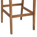 BAR STOOL WITH BACKREST NESHA FK9788 TEAK WOOD IN NATURAL-BEIGE ROPE 45x57x110Hcm. BAR STOOL WITH BACKREST NESHA FK9788 TEAK WOOD IN NATURAL-BEIGE ROPE 45x57x110Hcm.