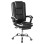 OFFICE CHAIR SEENA FK1190.02 BLACK-WHITE PU-FOLDING FOOTREST 62x65x115Hcm.