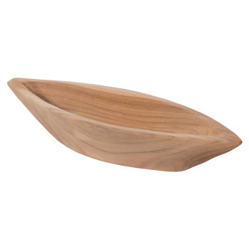TABLE DECOR BOWL FK9633 MADE OF TEAK WOOD 40x6x13Hcm.