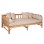 DAYBED-SOFA LIGNANO FK9660 RATTAN IN NATURAL-BEIGE CUSHIONS 200x100x75Hcm.