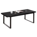 COFFEE TABLE SHABEN FK9585.01 MDF IN BLACK MARBLE TABLETOP-BLACK METAL BASE 120x60X46Hcm. COFFEE TABLE SHABEN FK9585.01 MDF IN BLACK MARBLE TABLETOP-BLACK METAL BASE 120x60X46Hcm.
