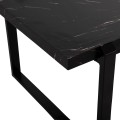 COFFEE TABLE SHABEN FK9585.01 MDF IN BLACK MARBLE TABLETOP-BLACK METAL BASE 120x60X46Hcm. COFFEE TABLE SHABEN FK9585.01 MDF IN BLACK MARBLE TABLETOP-BLACK METAL BASE 120x60X46Hcm.