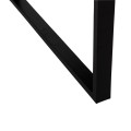 COFFEE TABLE SHABEN FK9585.01 MDF IN BLACK MARBLE TABLETOP-BLACK METAL BASE 120x60X46Hcm. COFFEE TABLE SHABEN FK9585.01 MDF IN BLACK MARBLE TABLETOP-BLACK METAL BASE 120x60X46Hcm.