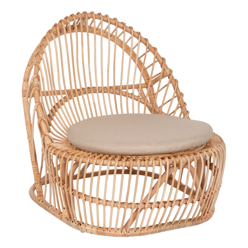 ARMCHAIR ENTROPY FK9840.01 RATTAN IN NATURAL-ECRU CUSHION 80x97x85Hcm. ARMCHAIR ENTROPY FK9840.01 RATTAN IN NATURAL-ECRU CUSHION 80x97x85Hcm.