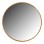 WALL MIRROR ROUND FK9582.30 ALUMINUM FRAME IN GOLD Φ50x3 cm.