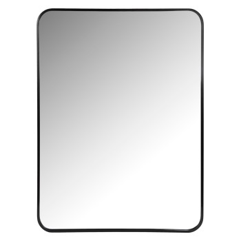 WALL MIRROR FK9584.01 BLACK ALUMINUM FRAME 60x3x80Hcm.