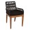 ARMCHAIR STARDOM FK9760.03 TEAK WOOD ΙΝ HONEY COLOR AND BLACK ROPE 57x65x83Hcm.