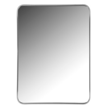 WALL MIRROR FK9584.40 SILVER ALUMINUM FRAME 60x3x80Hcm.